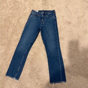 Gap cigarette high rise jeans